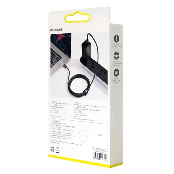 baseus-kabel-usb-c-typ-c-100w-quick-charge-3-0-2m-stan-nowy-kolor-czarny