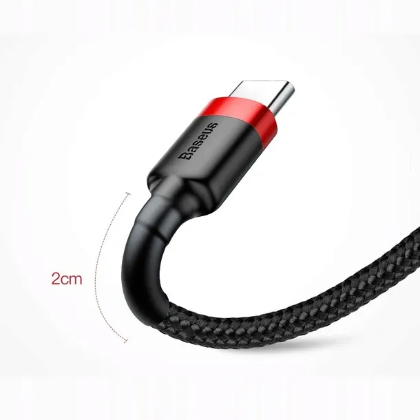 baseus-kabel-przewod-3m-usb-c-typ-c-3-0-3a-usb-c-stan-nowy-kolor-czarny