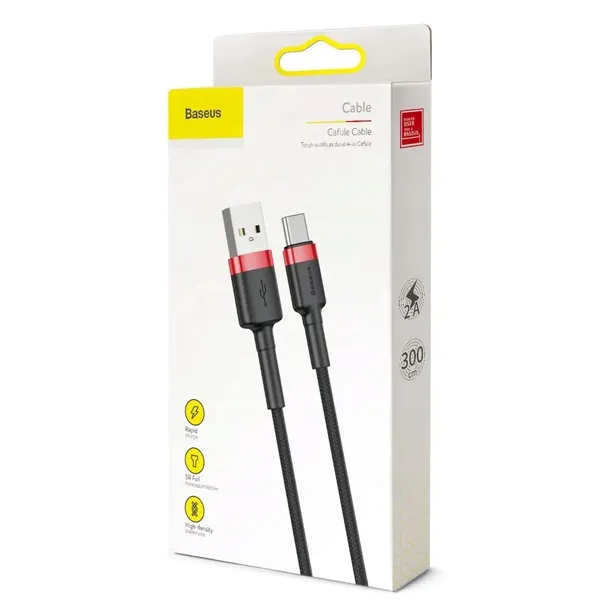 baseus-kabel-przewod-3m-usb-c-typ-c-3-0-3a-usb-c-stan-nowy-zgodnosc-ze-standardem-quick-charge-1-0-quick-charge-2-0-quick-charge-3-0