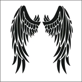 szablon-scrapbooking-decoupage-a3-skrzydla