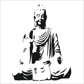 szablon-scrapbooking-decoupage-a3-budda