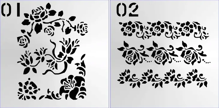 szablon-scrapbooking-decoupage-a4-wzor-kwiaty