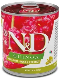 farmina-mokra-dog-nandd-quinoa-skin-coat-duck-285g