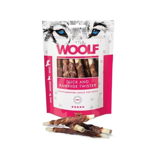 woolf-twister-duck-rawhide-100g