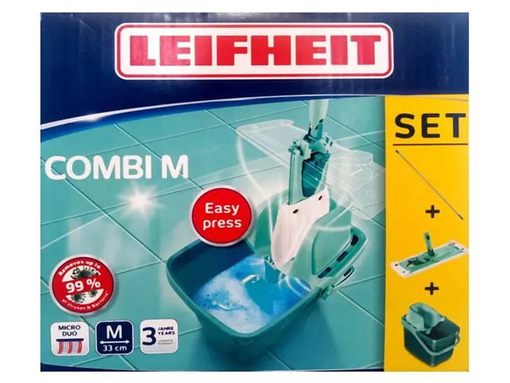 mop-plaski-leifheit-combi-m-33cm-wiadro-kolor-zielony
