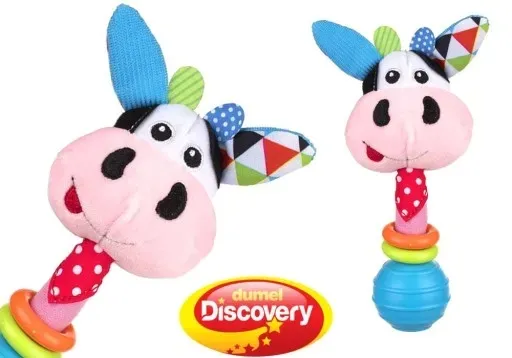 dumel-discovery-grzechotka-krowa-clara
