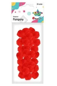 pompony-25mm-a30-czerwony