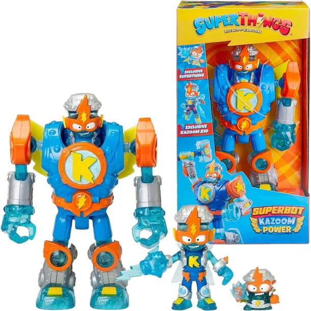 super-things-zings-superbot-kazoom-power-robot-stan-nowy-certyfikaty-opinie-atesty-ce
