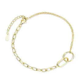 pozlacana-srebrna-bransoletka-mix-chains