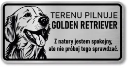 tabliczka-ostrzegawcza-uwaga-pies-golden-retriever