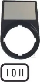 tabliczka-m22s-st-x93-opisowa-i-0-ii-50x30mm-czarna