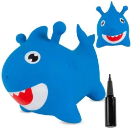 Zdjęcie produktu Skoczek dla dzieci gumowy do skakania z pompką na roczek REKIN Baby Shark