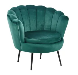 fotel-muszla-velvet-zielony-glamour-czarne-nogi
