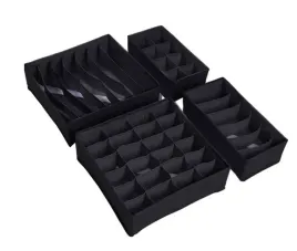 organizer-do-szafy-szuflady-garderoby-na-bielizne-komplet-4-szt-czarny