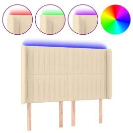 zaglowek-do-lozka-z-led-kremowy-147x16x118-128-cm-tkanina