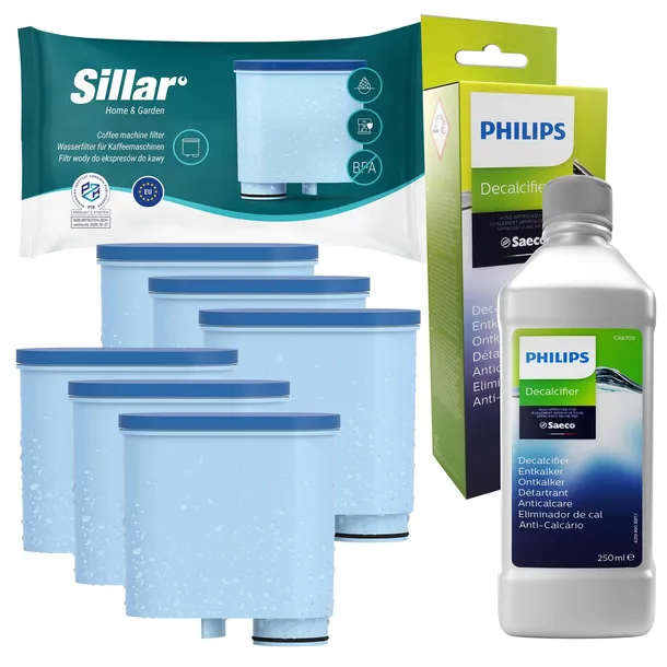 Odkamieniacz Philips do ekspresu 6x filtr do wody do ekspresu Philips 5400