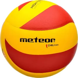 pilka-siatkowa-meteor-chili-pu-mini-zolto-czerwona-10065-rozm-4