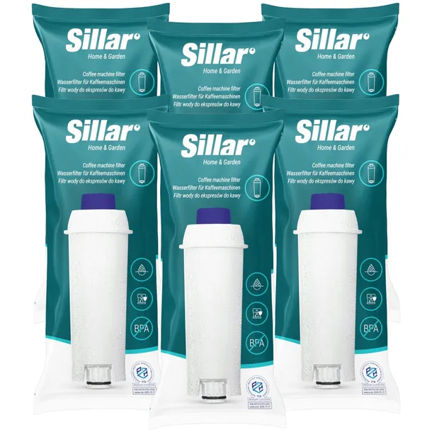 6x Sillar filtr do ekspresu Delonghi Dinamica Magnifica - zamiennik