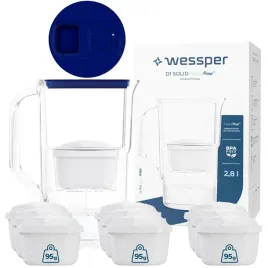 dzbanek-filtrujacy-wessper-d1-solid-28l-ff-led-10x-wklad-filtr-wody