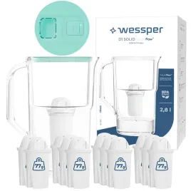 dzbanek-filtrujacy-licznik-led-do-wody-wessper-d1-solid-28l-12x-filtr
