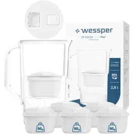 dzbanek-filtrujacy-licznik-led-do-wody-wessper-d1-solid-28l-6x-filtr