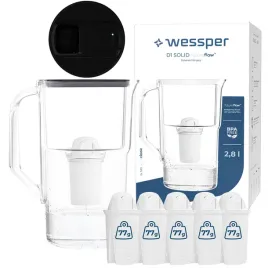 dzbanek-filtrujacy-z-licznikiem-led-wessper-d1-solid-28l-6x-filtr-wody