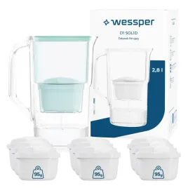 dzbanek-plastikowy-filtrujacy-wessper-d1-solid-28l-szary-10x-filtr-wody