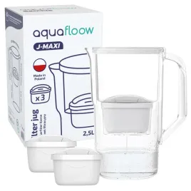 dzbanek-filtrujacy-z-tworzywa-aquafloow-j-maxi-25l-bialy-3x-filtr