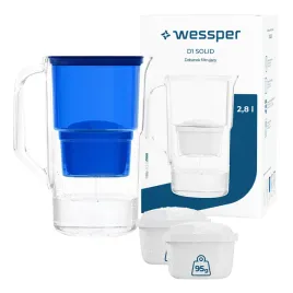 dzbanek-filtrujacy-plastikowy-wessper-d1-solid-28l-niebieski-3x-filtr