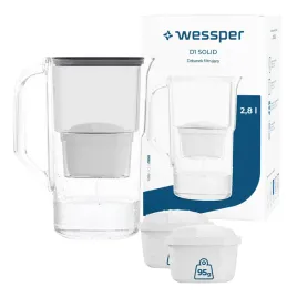 dzbanek-filtrujacy-plastikowy-wessper-d1-solid-28l-czarny-3x-filtr