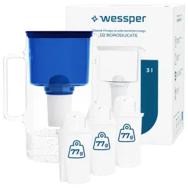 dzbanek-filtrujacy-szklany-wessper-d2-borosilicate-3l-4x-filtr-do-wody