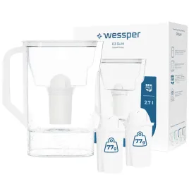 dzbanek-filtrujacy-do-lodowki-wessper-27l-3x-filtr-wody-aquaclassic-77g