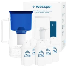 dzbanek-filtrujacy-szklany-wessper-3l-d2-borosilicate-6x-filtr-wklad