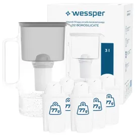 dzbanek-szklany-filtrujacy-wessper-d2-borosilicate-3l-szary-6x-filtr