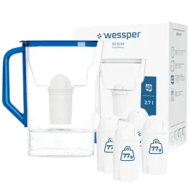 dzbanek-filtrujacy-wode-wessper-d3-slim-27l-do-lodowki-5x-filtr-wody