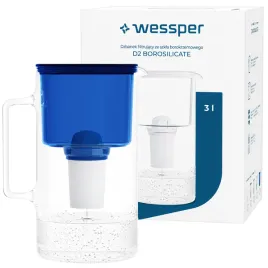 dzbanek-filtrujacy-szklany-wessper-d2-borosilicate-3l-1x-filtr-wody