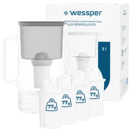 dzbanek-szklany-wessper-d2-borosilicate-3l-5x-filtr-wessper-aquaclassic