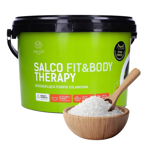 Sól Epsom do kąpieli Salco Therapy Fit&Body Epsom Complex 3kg