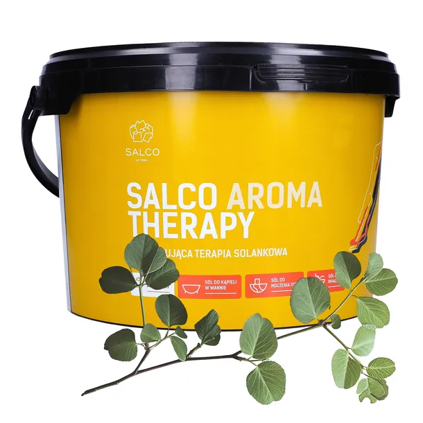 Sól do kąpieli Salco Therapy Aroma Eukaliptus 3kg sól bocheńska