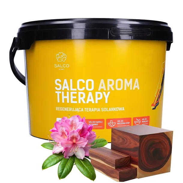 Naturalna sól do kąpieli Salco Therapy Aroma Drzewo Różane 3kg