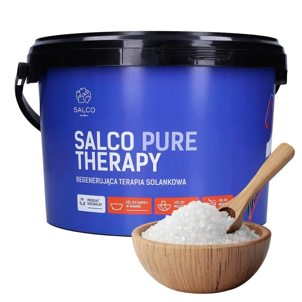 Naturalna Sól Bocheńska Salco Therapy Pure do kąpieli - 3 kg
