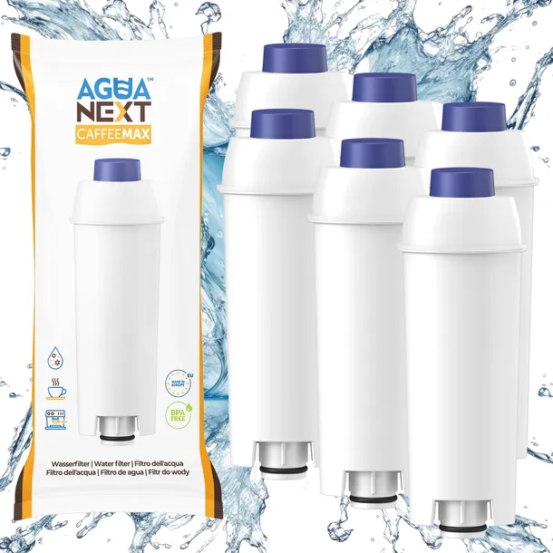 6x wkład filtrujący do ekspresu Delonghi Dinamica filtr do wody Agua Next