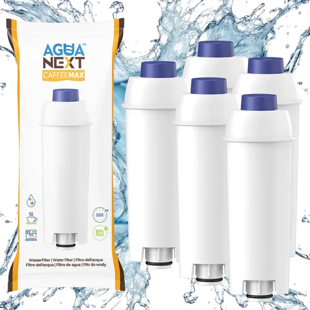 Filtr do wody do ekspresu Delonghi zamiennik 5 sztuk wkład Agua Next