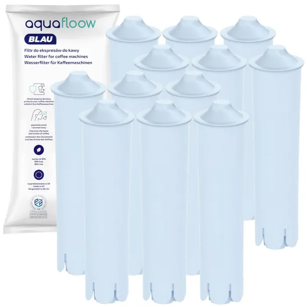 Filtr wody Aquafloow do ekspresu Jura E8 ENA7 E6 A1 A7 D6 12 szt zamiennik