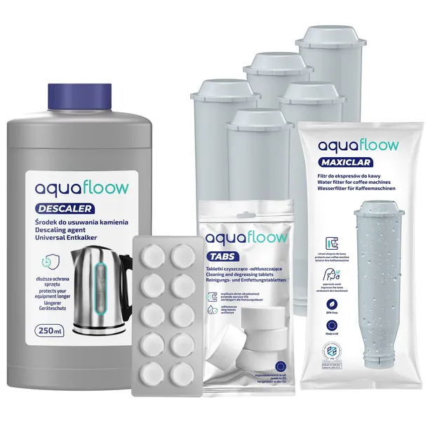 5x filtr do ekspresu Krups zamiennik + odkamieniacz tabletki AquaFloow