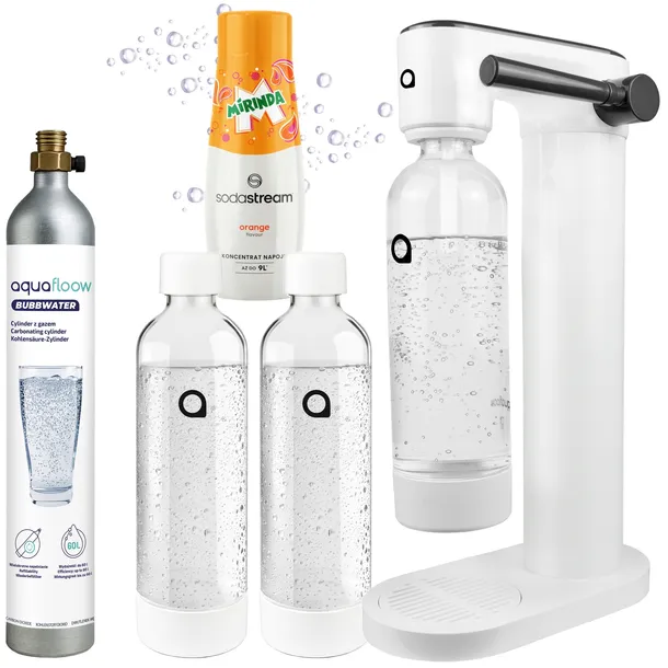 SATURATOR DO WODY GAZOWANEJ 2X BUTELKA NA WODĘ SYROP SODASTREAM MIRINDA