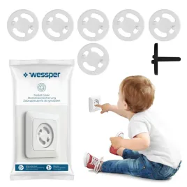 zabezpieczenie-gniazdek-dla-dzieci-biale-zaslepki-do-kontaktow-6-szt