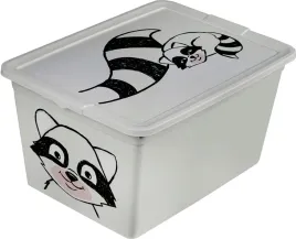 branq-pojemnik-na-zabawki-animal-szop-bialy-15-l