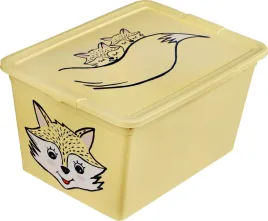 branq-pojemnik-na-zabawki-animal-lisek-zolty-15-l