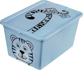 branq-pojemnik-na-zabawki-animal-tygrysek-niebieski-30-l